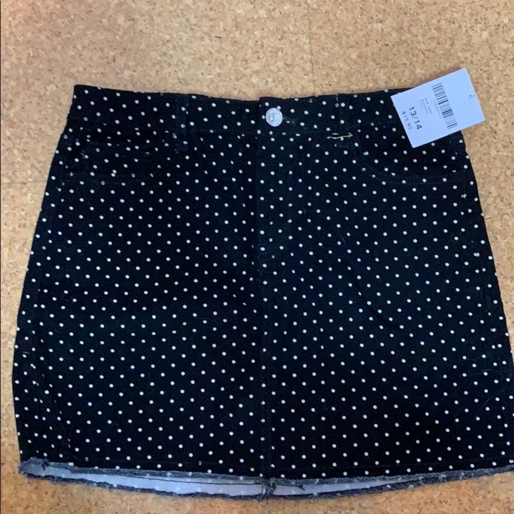 Polka dot skirt